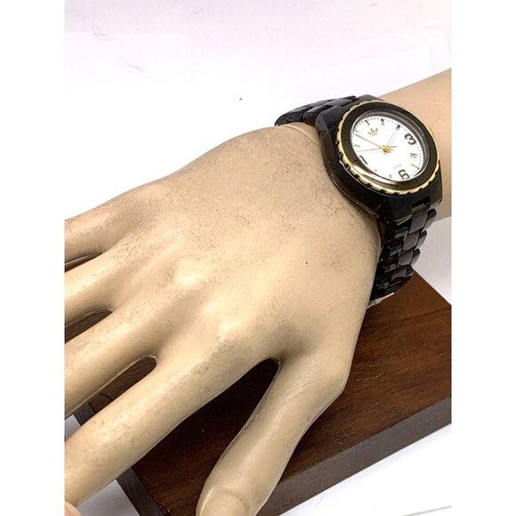 Adidas Women's Watch ADH2553 Quartz Analog White Dial Brown Clear Plasti… - Picture 5 of 14